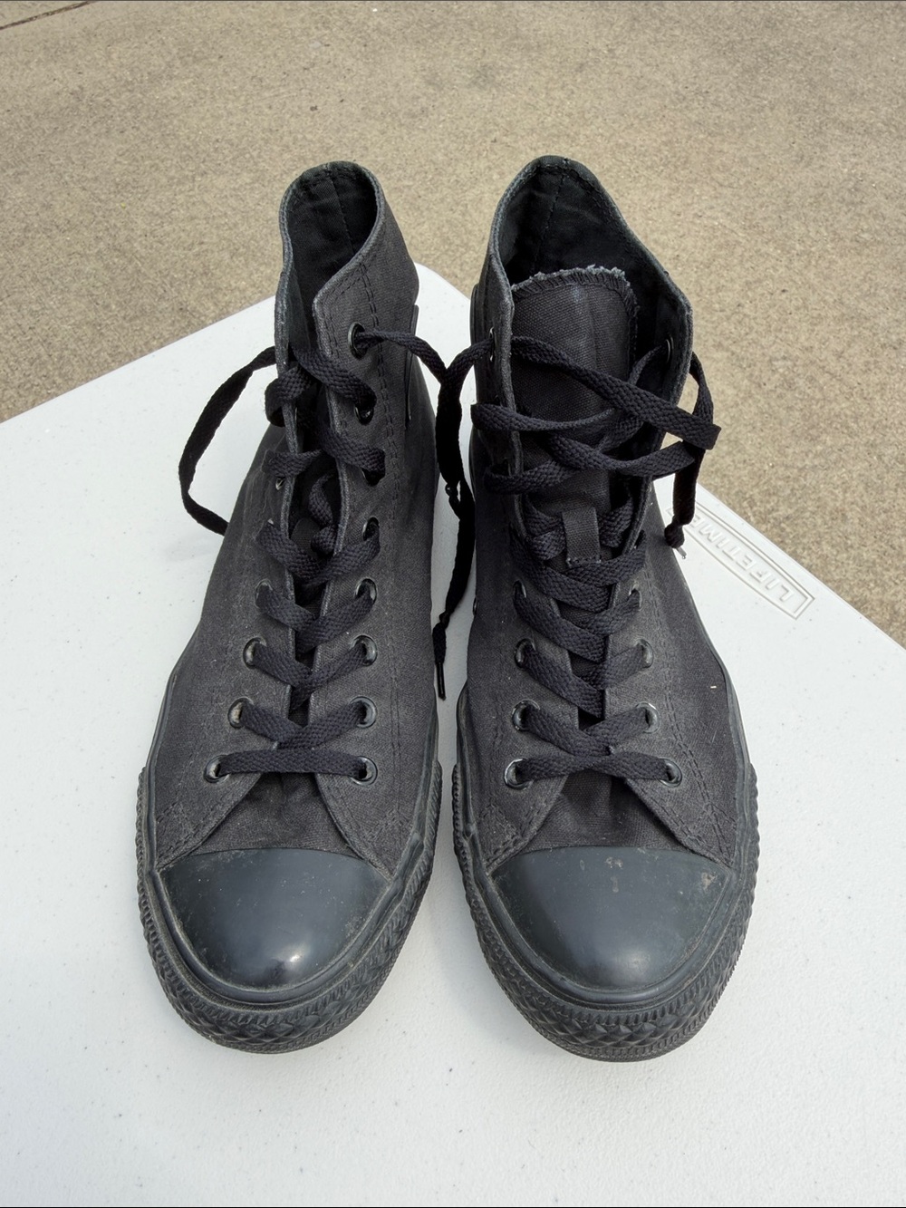 Converse Men's High-Top Sneakers in Black